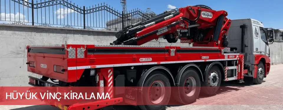 Hüyük İlçemi Vinç Kiralama